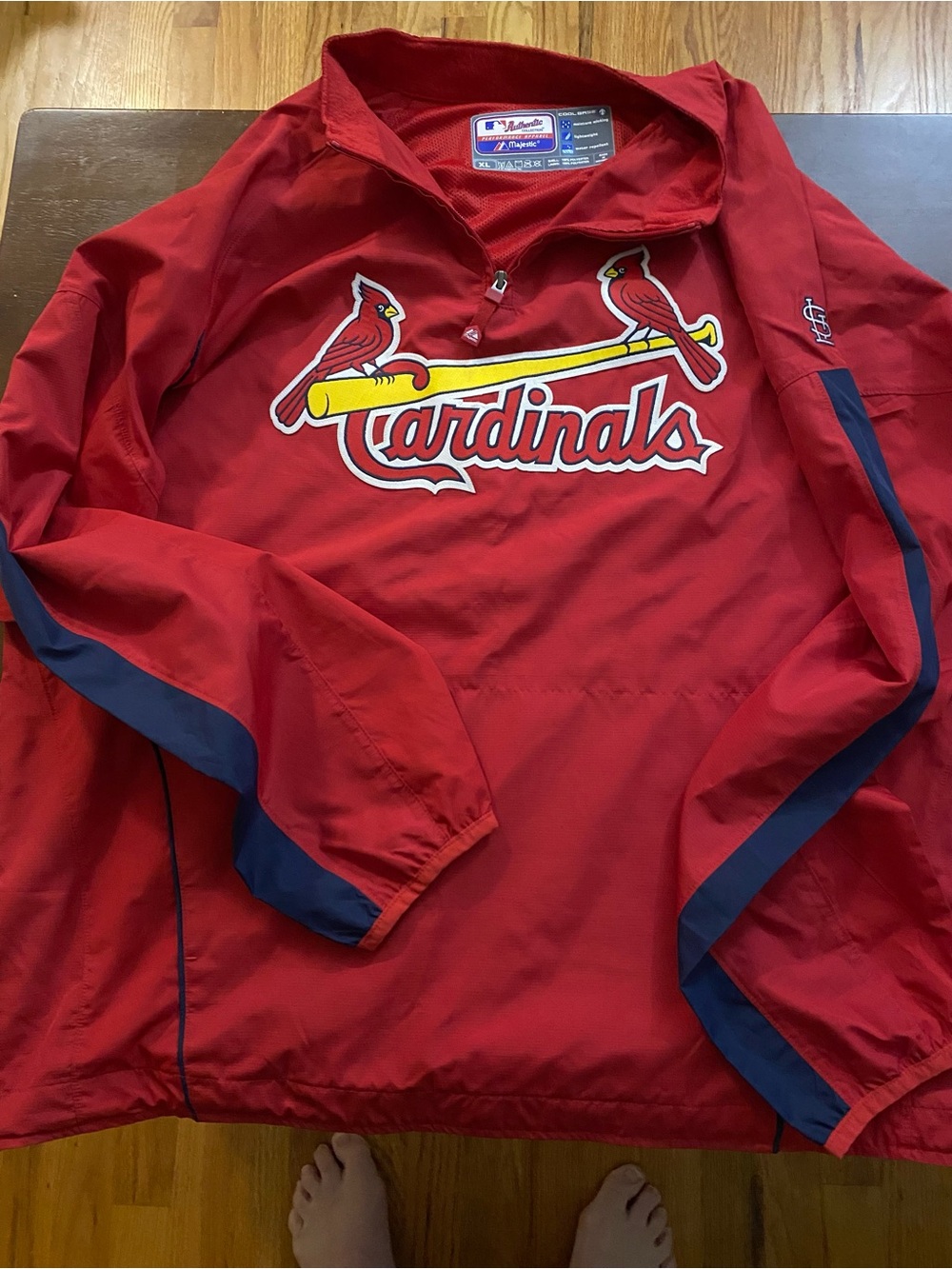 St. Louis Cardinals Red Pullover Jacket